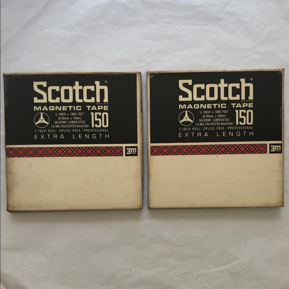 3m Scotch Magnetic Recording Tape 150 Extra Lgth Audiophile H-Fi Sound Engineers